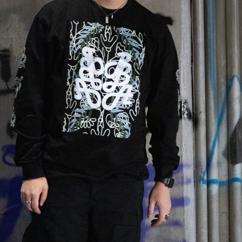 PBA W-logo ロングスリーブTシャツ　熱帯仕様