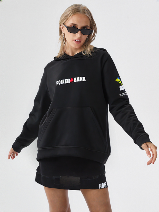 adidas×POKER BAKA オリジナルパーカー